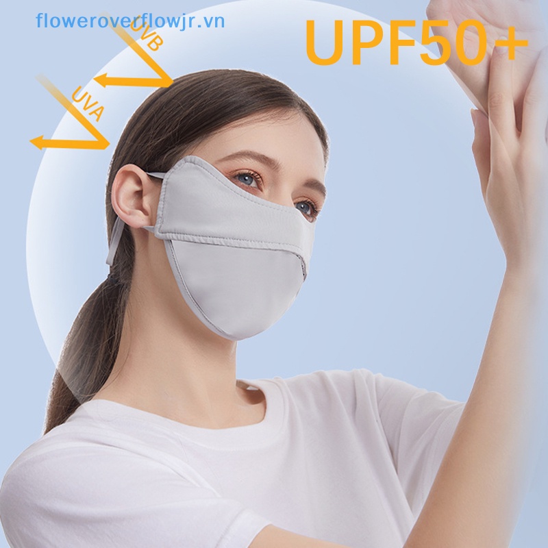 Khẩu Trang Chống Nắng Bảo Vệ Mắt Khỏi Tia UV Bằng Lụa Mát Tiện Dụng