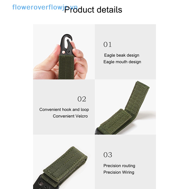 Fjr Túi Đựng Chìa Khóa Đa Năng Bằng nylon Có Khóa Cài Cho Hoạt Động Ngoài Trời