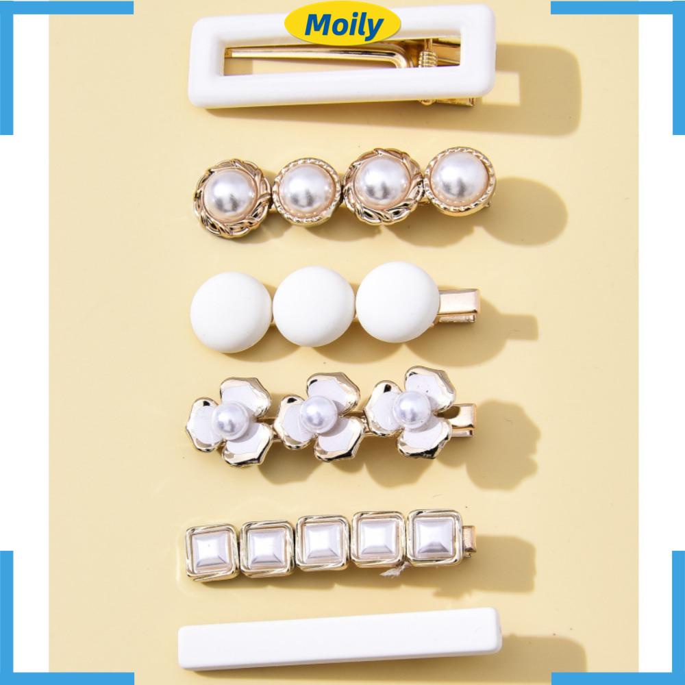 MOILYVN Set 5 / 7 Kẹp Tóc Dễ Thương Thanh Lịch Cho Nữ
