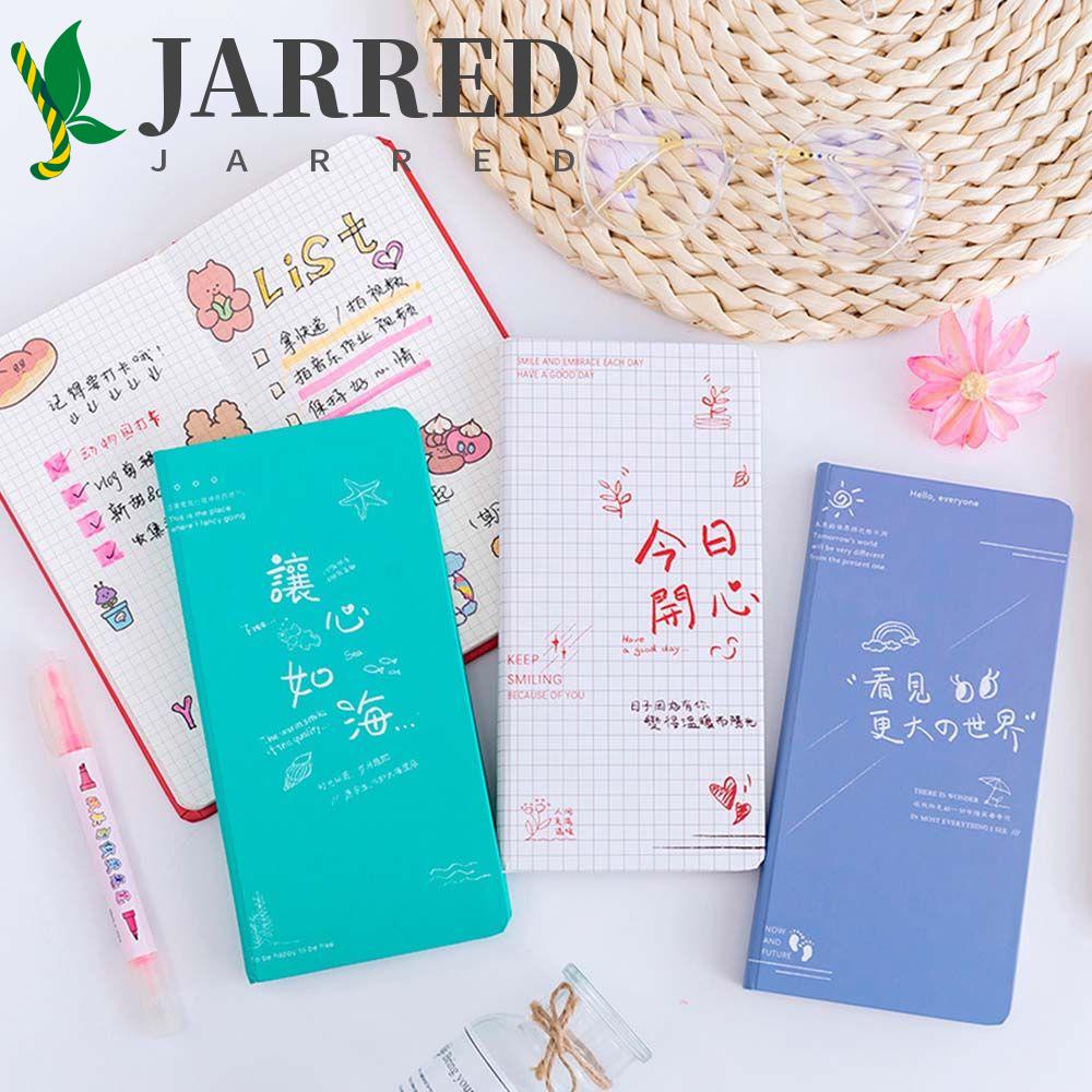 JARRED Sổ Tay Ghi Chú Họa Tiết Kẻ Ô Đáng Yêu Dành Cho Học Sinh
