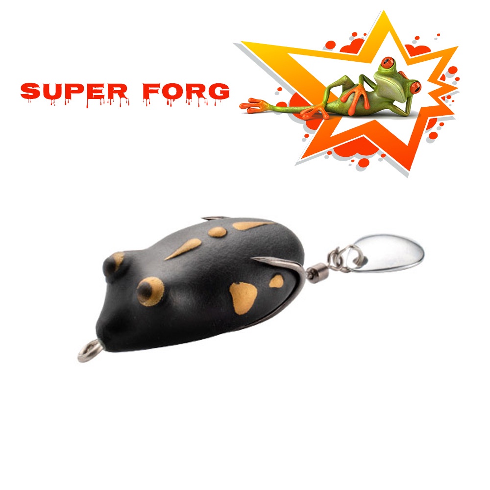 Mồi Câu Cá Giả Hình Con Ếch Bằng Cao Su Mềm 35mm / 5.8g