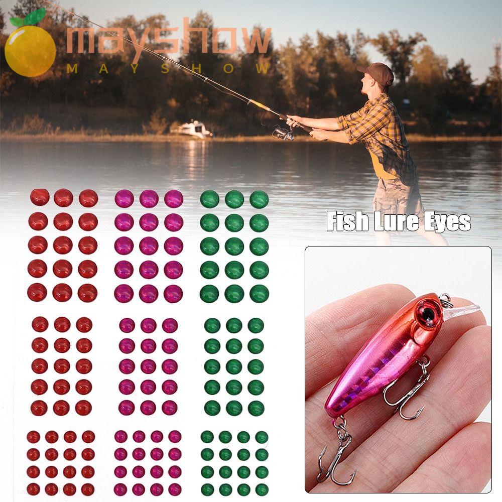 MAYSHOW Set 546 Mắt Cá Giả Gắn Mồi Câu