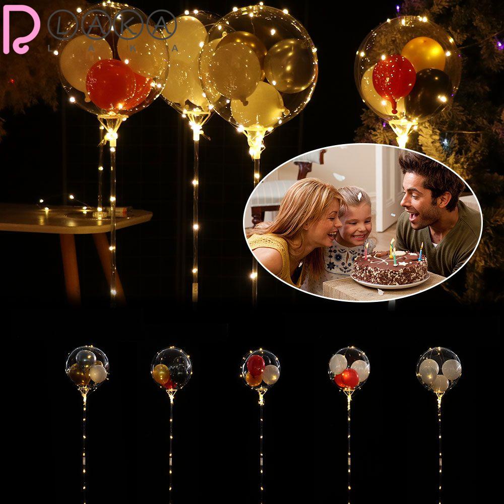 LAKAMIER Bobo Bong Bóng Dạ Quang Trang Trí Tiệc Sinh Nhật Đẹp Mắt