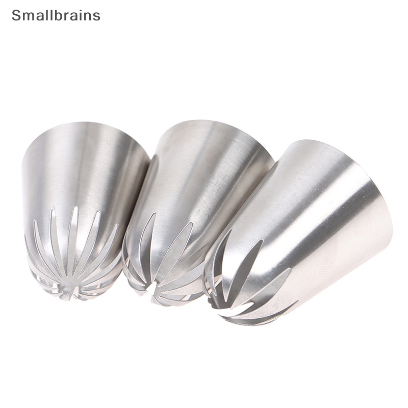 Set 3 Đầu Bắt Bông Kem Trang Trí Bánh Bằng Thép Không Gỉ Tiện Dụng