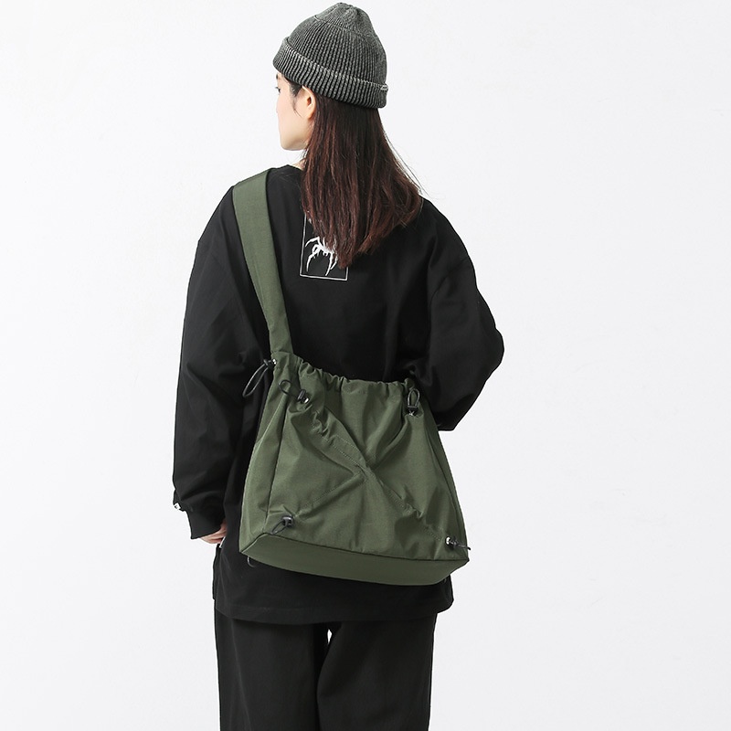 Túi Đeo Chéo Vai Sức Chứa Lớn Phong Cách Đường Phố Nhật Bản Dành Cho Nam