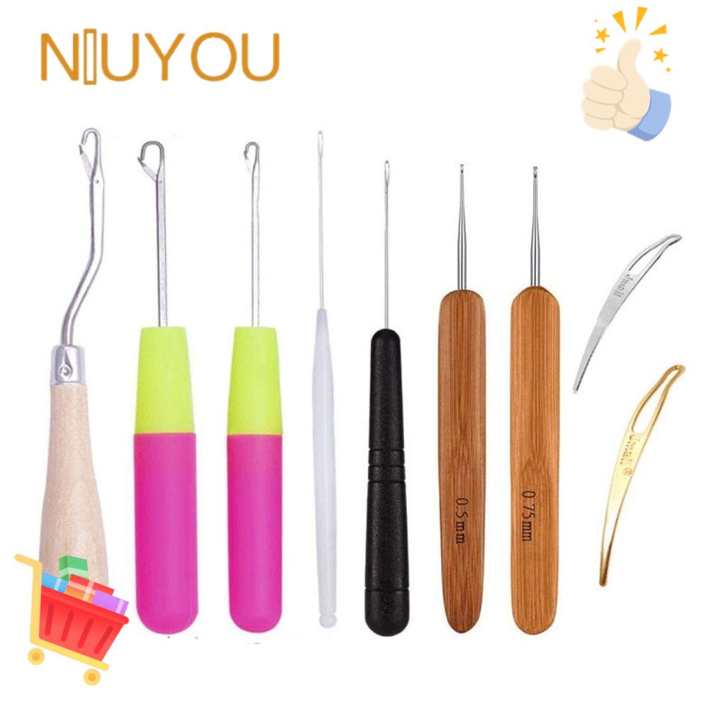 NIUYOU Dụng Cụ Sửa Chữa Thảm Bện Len Thủ Công Mới