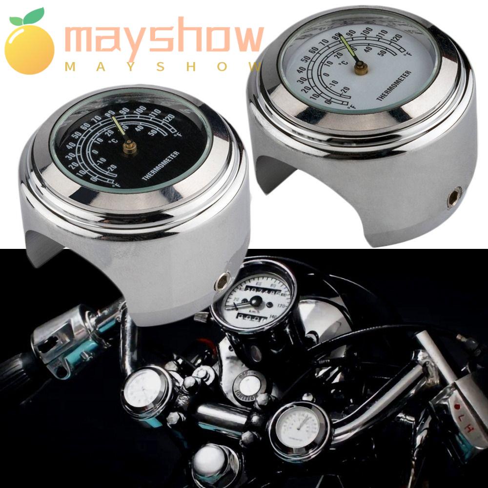 Nhiệt Kế Gắn Tay Lái Xe Đạp / Xe Máy Bền Bỉ Phong Cách Retro