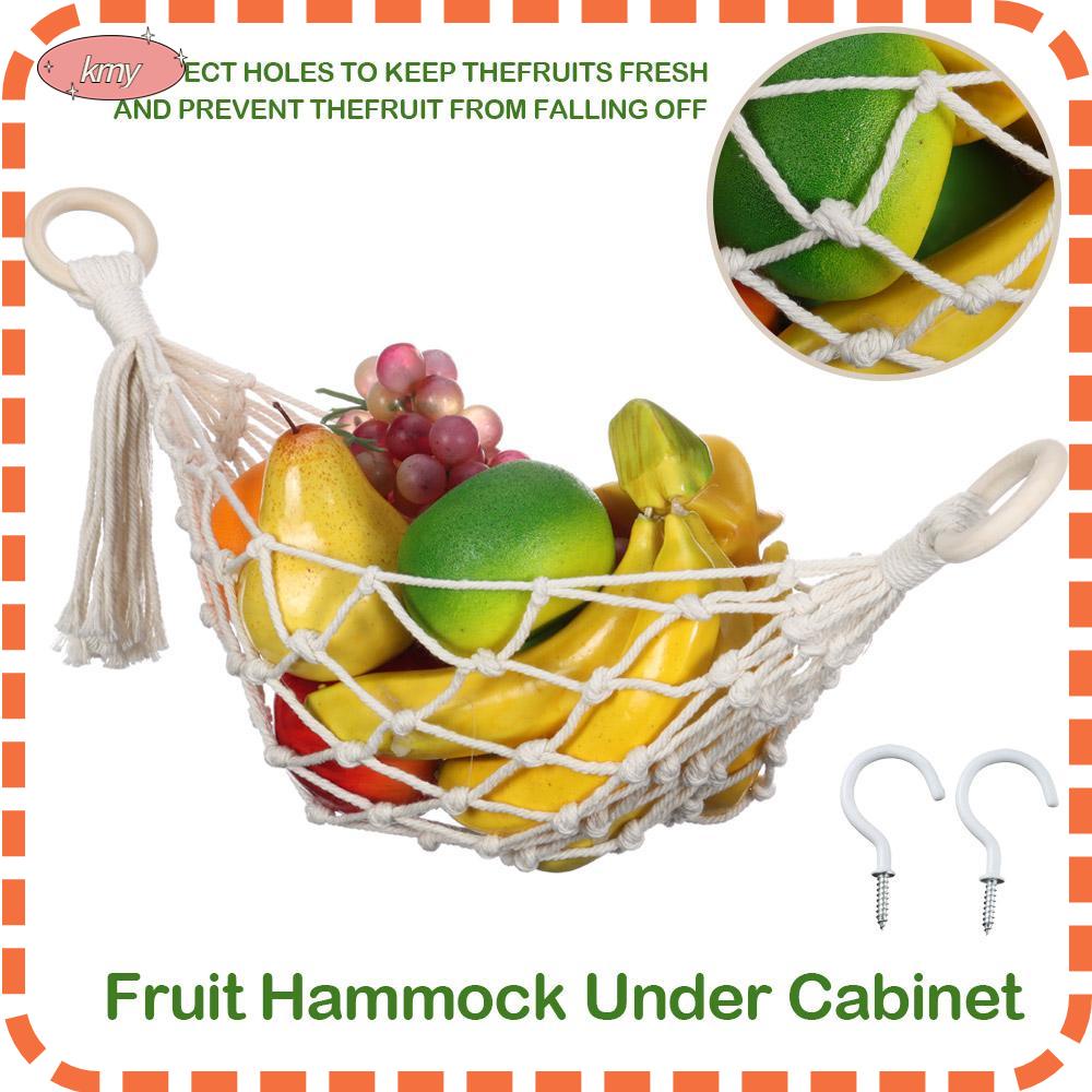 KRNY Rổ Lưới Đựng Trái Cây / Rau Củ Handmade Tiện Lợi Cho Nhà Bếp Giá Đỡ