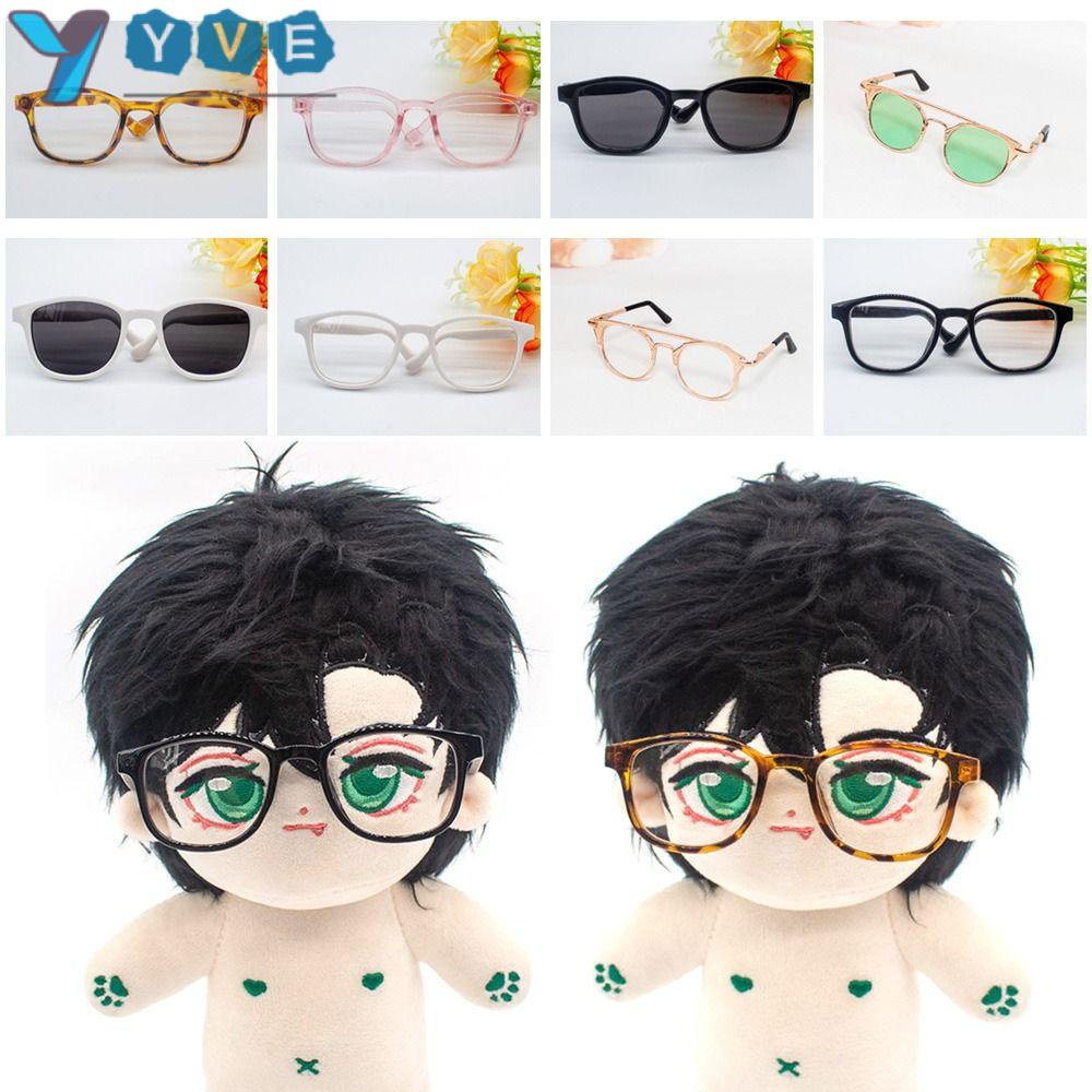 YVE Mắt Kính Phối Lông Xù Xinh Xắn Dễ Thương 8.5 / 9.5cm