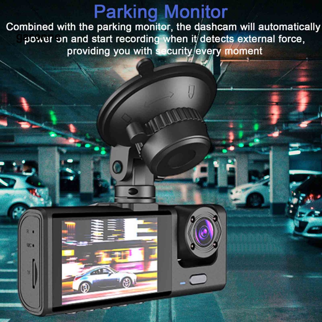Camera Hành Trình DVR 1080P 2.0 Inch Góc Rộng Nhìn Ban Đêm Cho Xe Hơi