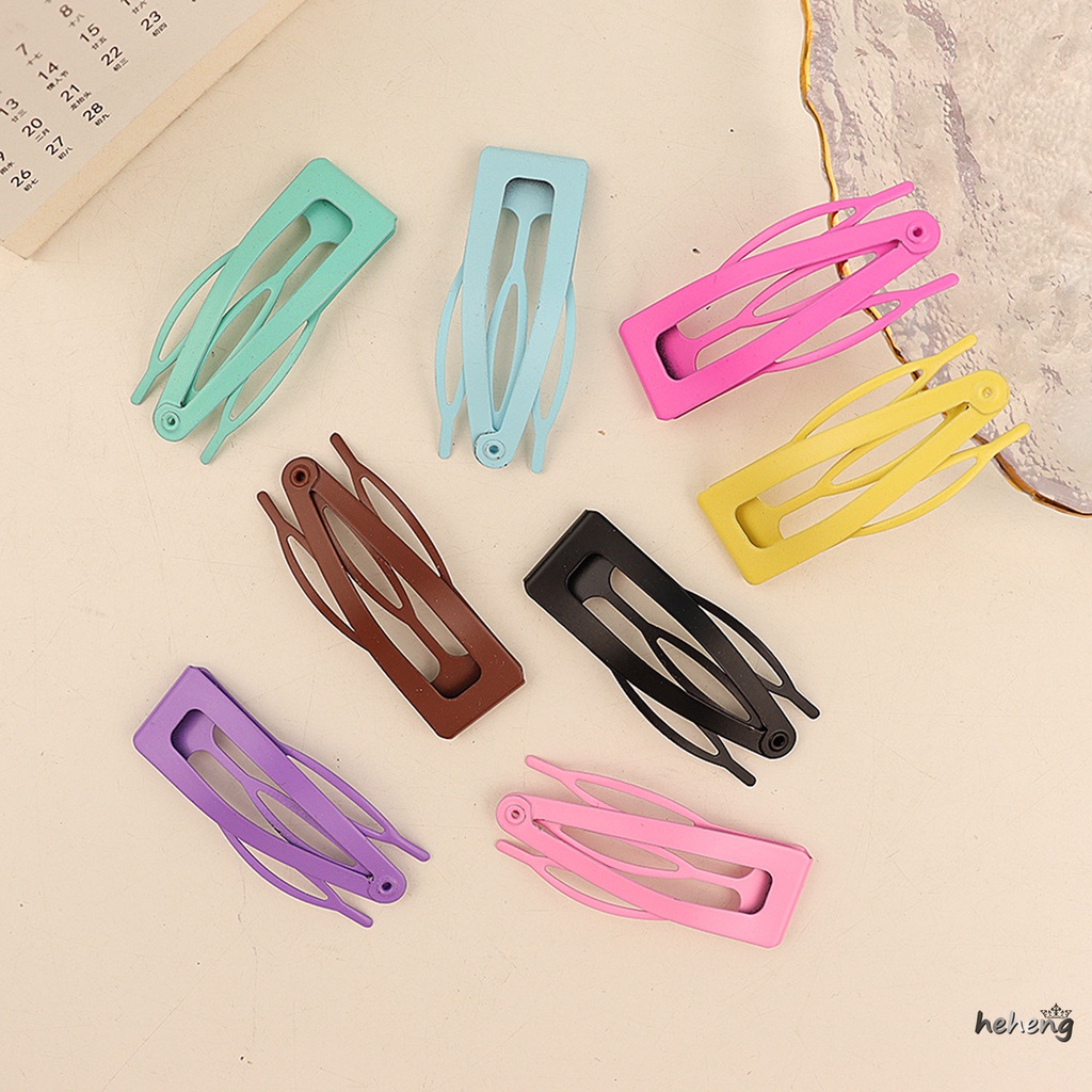 Set 5 Kẹp Tóc Mái Đôi Màu Sắc Kẹo Ngọt