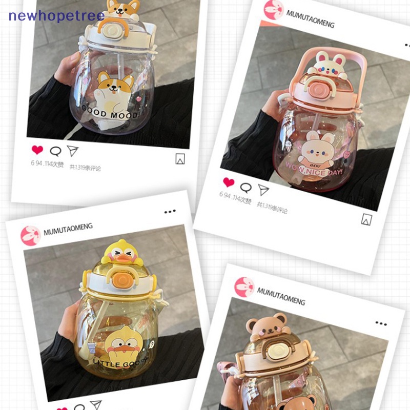 Bình Nước Thể Thao Hình Gấu Dễ Thương 1.3L