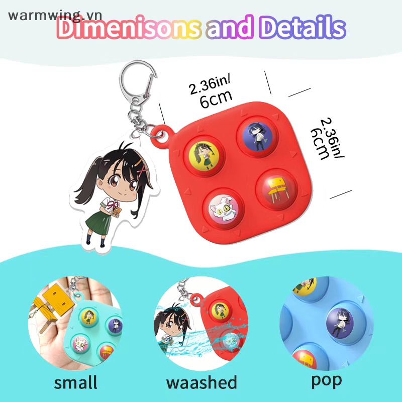 1 Móc Khóa Mô Hình Nhân Vật Anime Dễ Thương