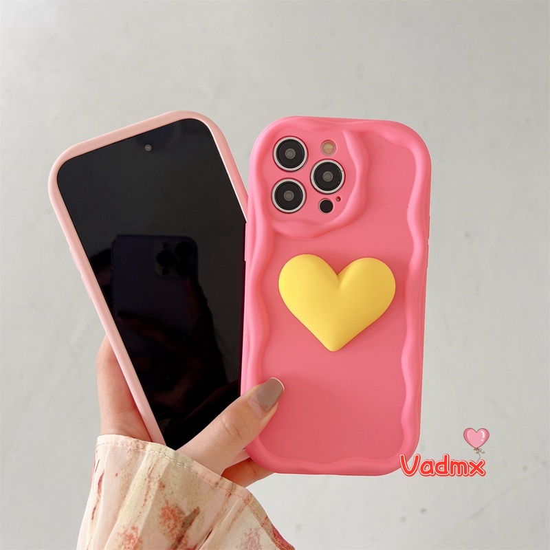 Ốp Điện Thoại Silicon Mềm Hình Trái Tim 3D Cho Samsung Galaxy S23 Ultra S23 Plus S23 + S22 + S22 Ultra S22 S21 Plus S21 Ultra S21 +