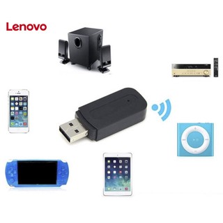 Lenovo Usb Nhận Tín Hiệu Bluetooth Không Dây Có Giắc 3.5mm