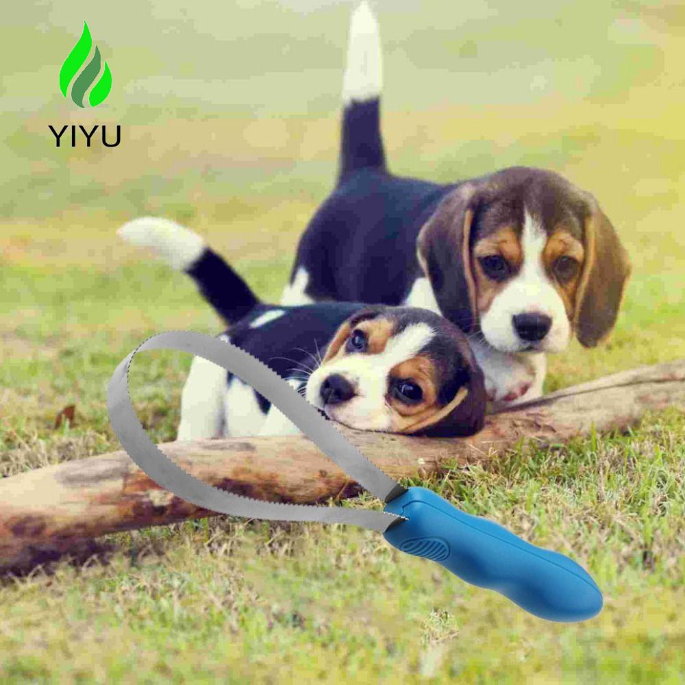 YIYU Lược Chải Lông Thú Cưng Chống Ngứa 1 Mặt Sáng Tạo Với Tay Cầm Chống Trượt