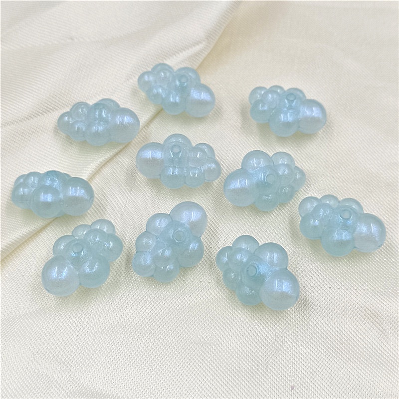 Set 10 Hạt Acrylic Merman Dùng Làm Vòng Tay / Vòng cổ Thời Trang DIY