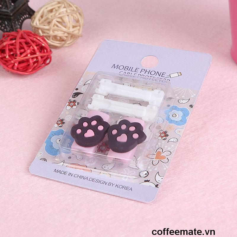 ⚡Nút Gắn Bảo Vệ Dây Cáp Sạc, Tai Nghe Hình Thú Hoạt Hình Ngộ Nghĩnh
