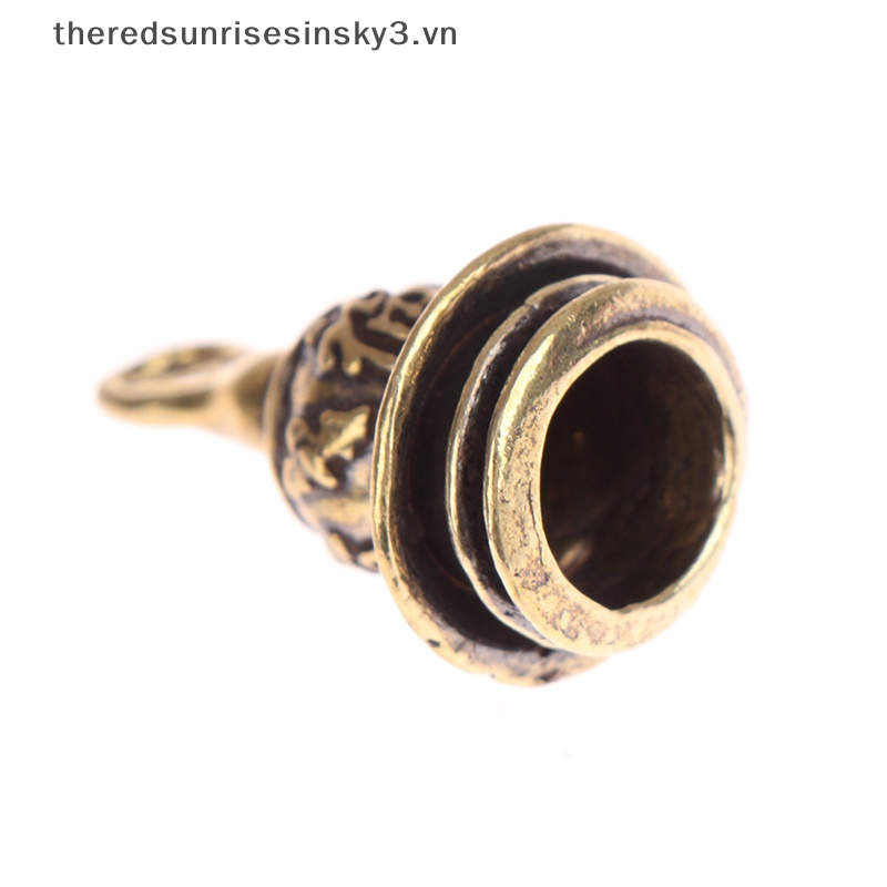 # # Bình Đựng Thuốc / Móc Khóa Xe Hơi Bằng Đồng Thau Hình Quả Bầu May Mắn Thời Trang