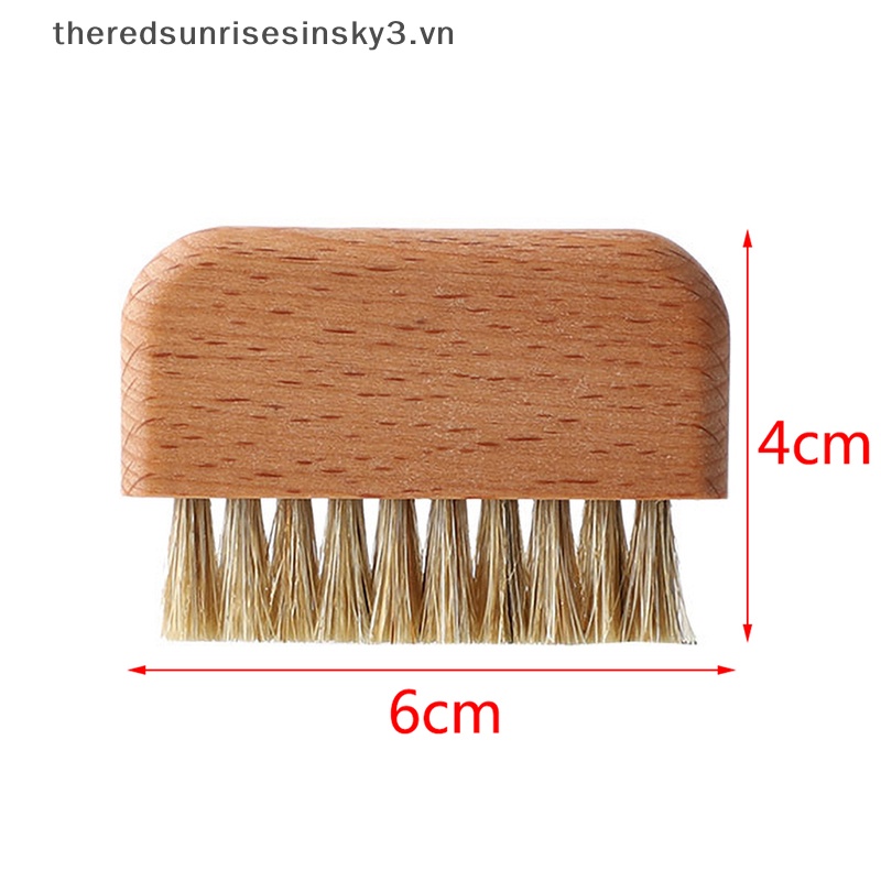 Cọ Vệ Sinh Móng Tay Bằng Gỗ Lông Tự Nhiên Thời Trang