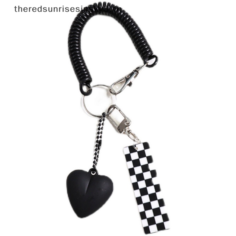 Móc Chìa Khóa Xe Hơi Bằng Acrylic Họa Tiết Hoạt Hình Dễ Thương Chống Thất Lạc Tiện Dụng