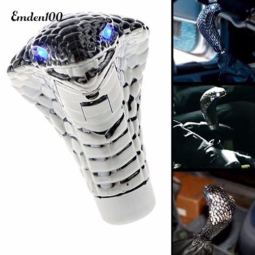 [EMDEN] Núm Gạt Cần Số Xe Hơi Hình Rắn Có Đèn LED Mắt Thông Dụng