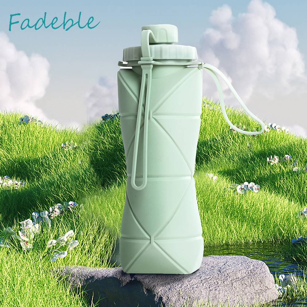 Bình Nước 600ml Có Thể Gấp Gọn Tiện Lợi Khi Đi Du Lịch