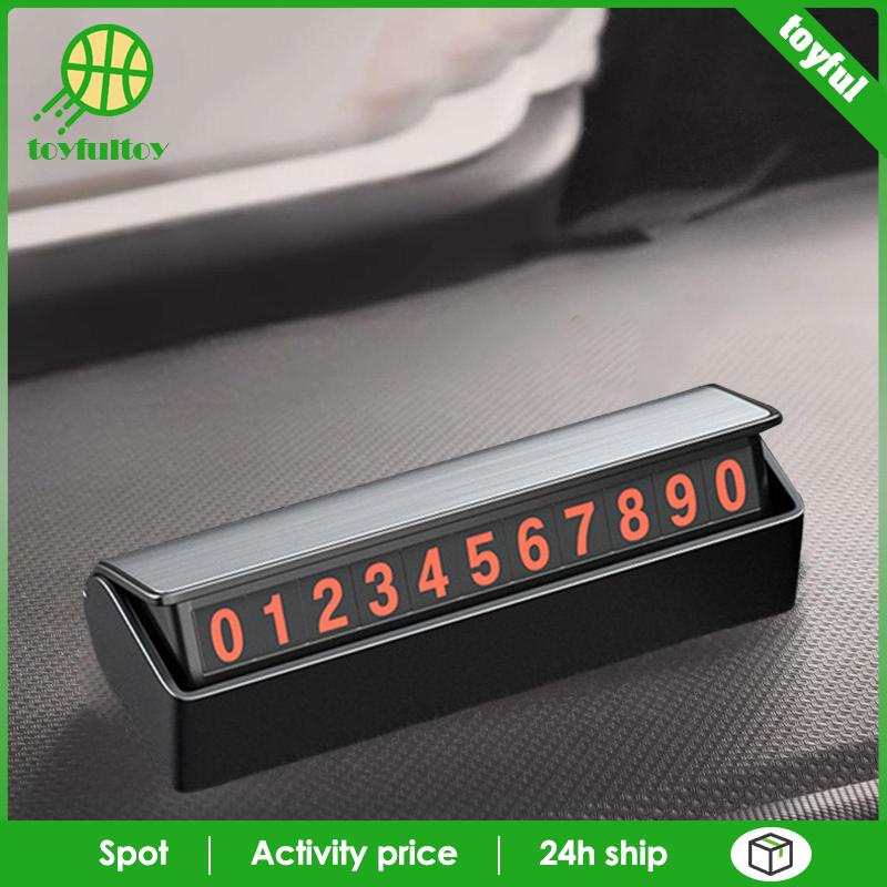 Thẻ Ghi Số Điện Thoại Dạ Quang Độc Đáo Trang Trí Nội Thất Xe Hơi