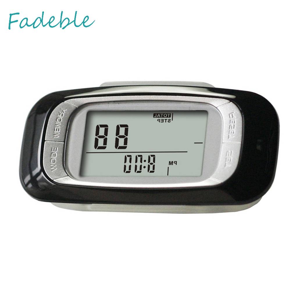 Đèn LED Đếm Bước Chân Màn Hình LCD 3D Cho Nam Nữ