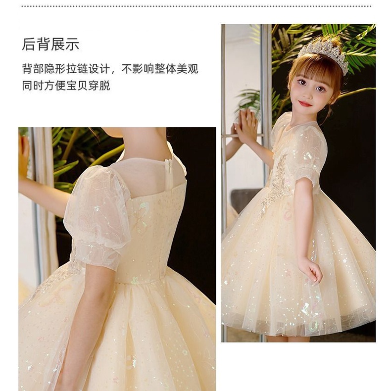 Đầm Công ChúA Dự TiệC Piano Cho Bé GáI