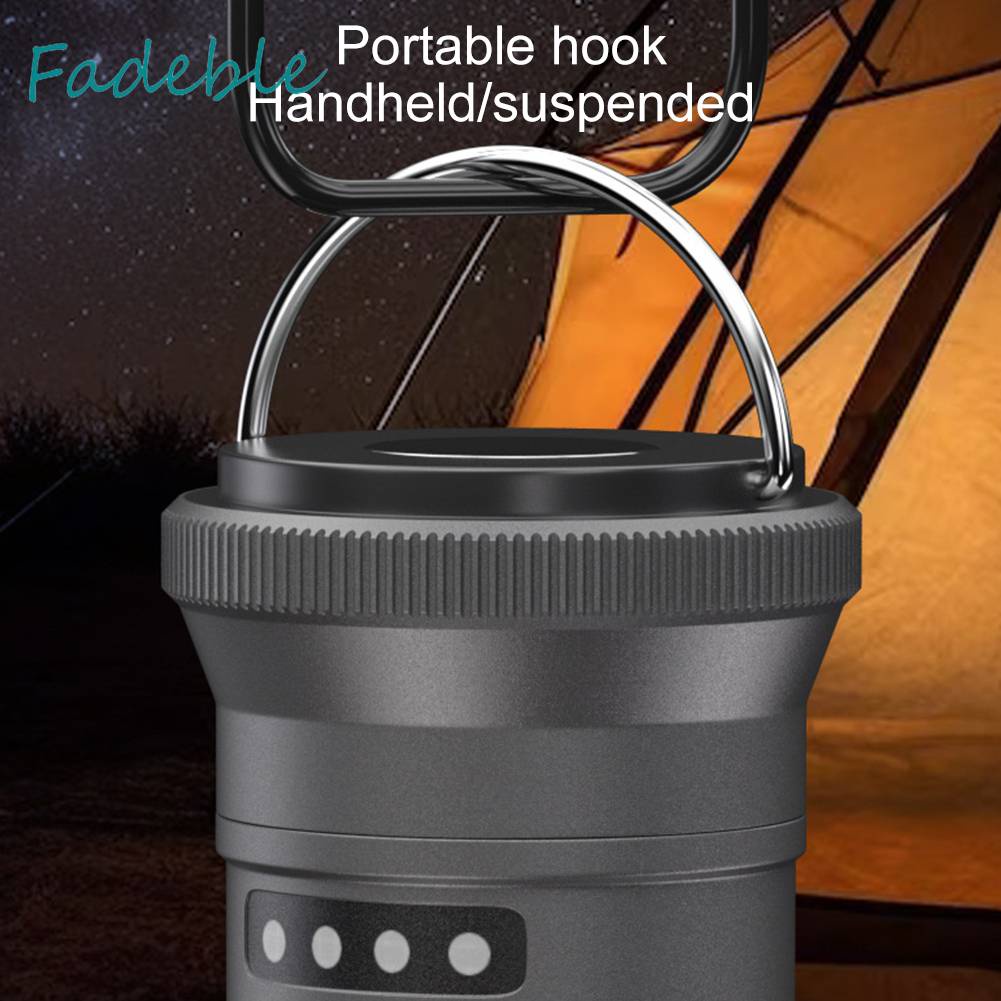 Đèn Cắm Trại Chống Thấm Nước Sạc USB Loại C 10-150LM 1800mAh