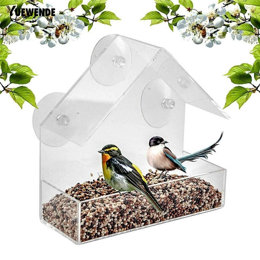 Hộp Đựng Thức Ăn Siêu Nhẹ Gắn Tường Tiện Dụng Cho Chim Cảnh