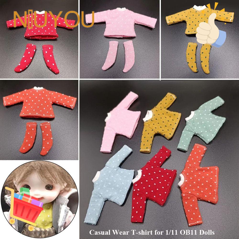 NIUYOU Bộ Quần Áo Dành Cho Búp Bê Tỉ Lệ 1 / 12 Mới