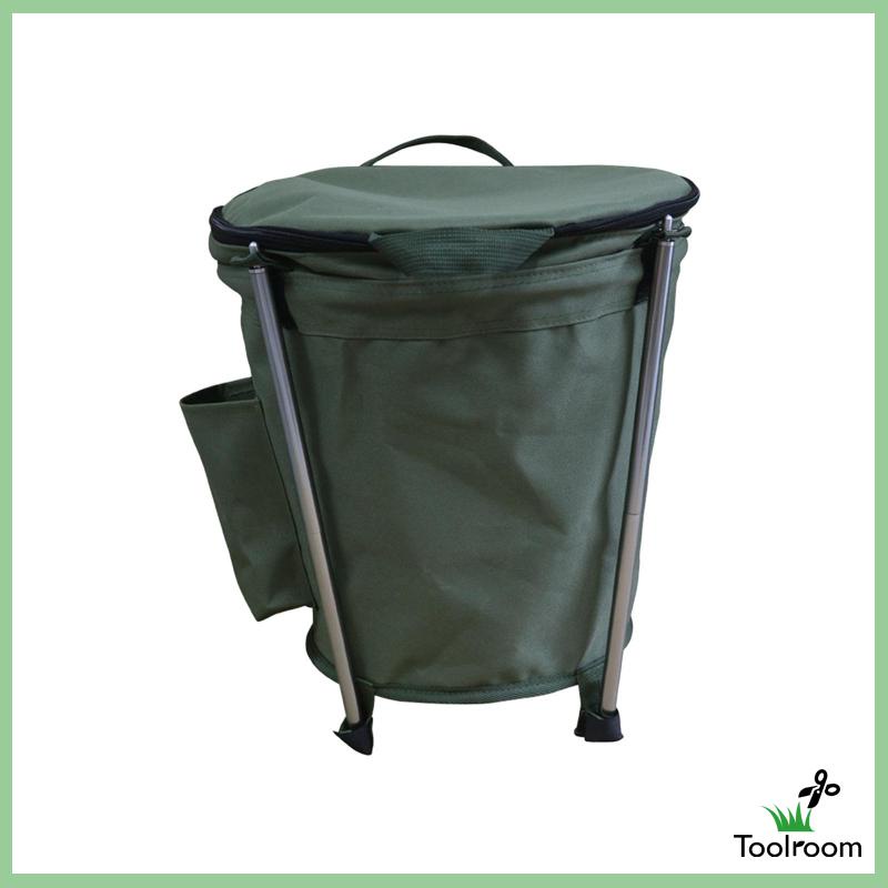 Túi Đựng Rác 20L Có Nắp Khóa Kéo Có Thể Gấp Gọn Tiện Dụng Mang Theo Du Lịch / Cắm Trại