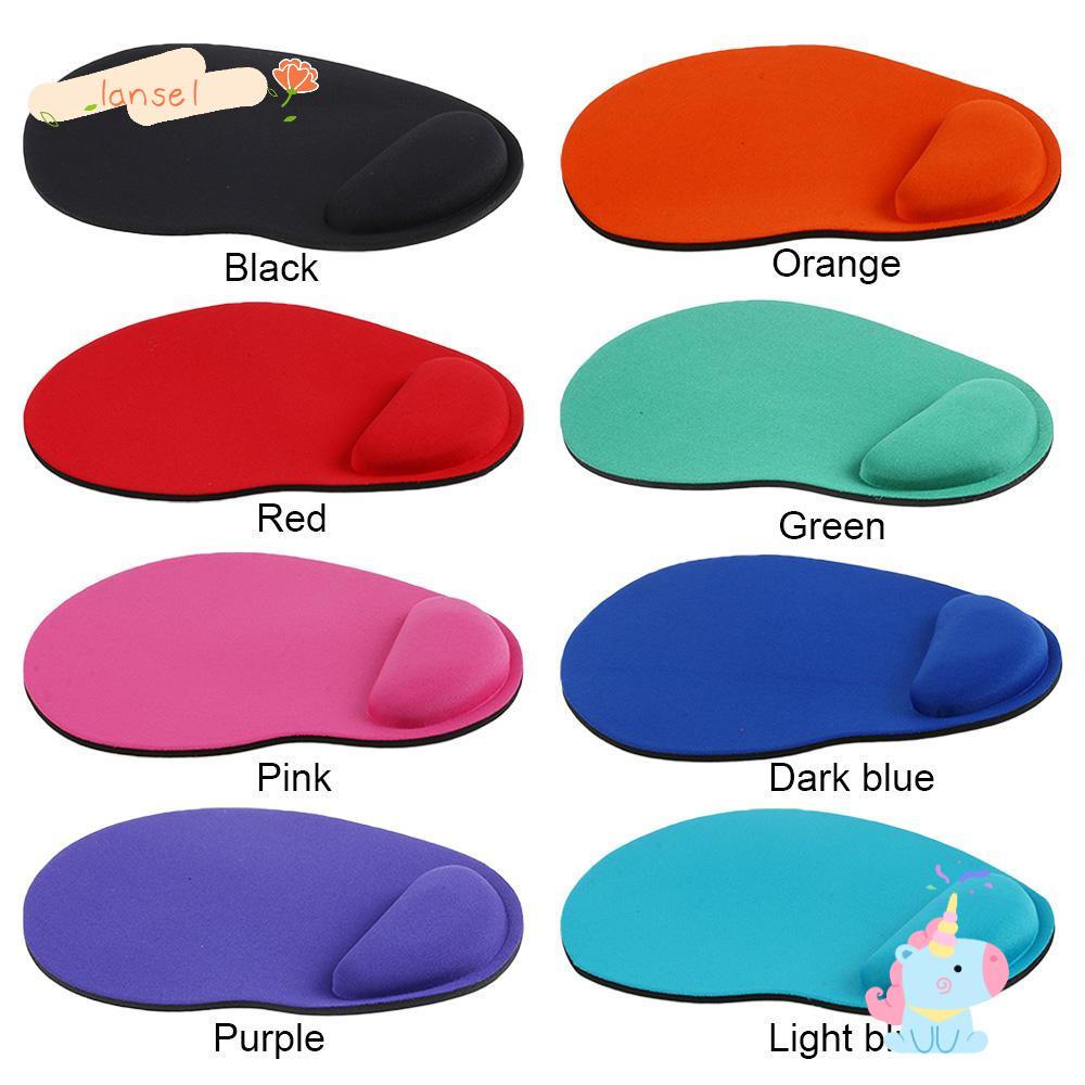 LANSEL Miếng Lót Chuột Mềm Mại Hỗ Trợ Cổ Tay Cho PC Laptop