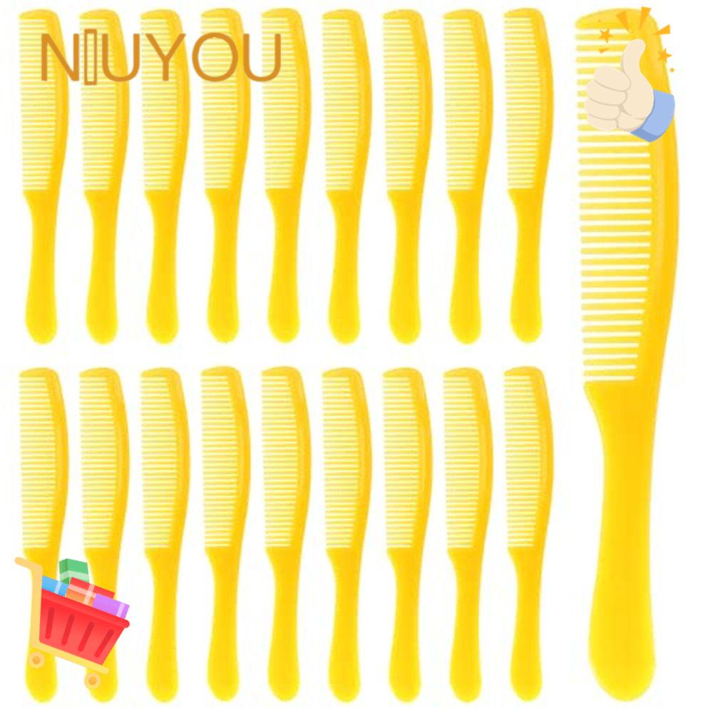 NIUYOU Set 20 Lược Chải Tóc Mini Dùng Một Lần Tiện Dụng