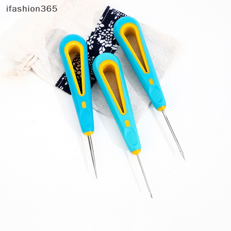 [ifashion365] Dụng Cụ Đục Lỗ Dạng Cong Và Thẳng Dùng Để Sửa Chữa Giày Da Thủ Công DIY Awl VN