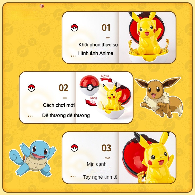 Đồ Chơi Nhân Vật Pikachu Trong Pokemon