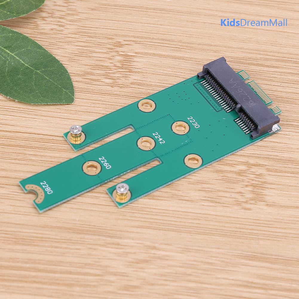 Thẻ Chuyển Đổi NGFF M.2 B + M Key Sang mSATA Mini PCI-E SATA 3.0 SSD