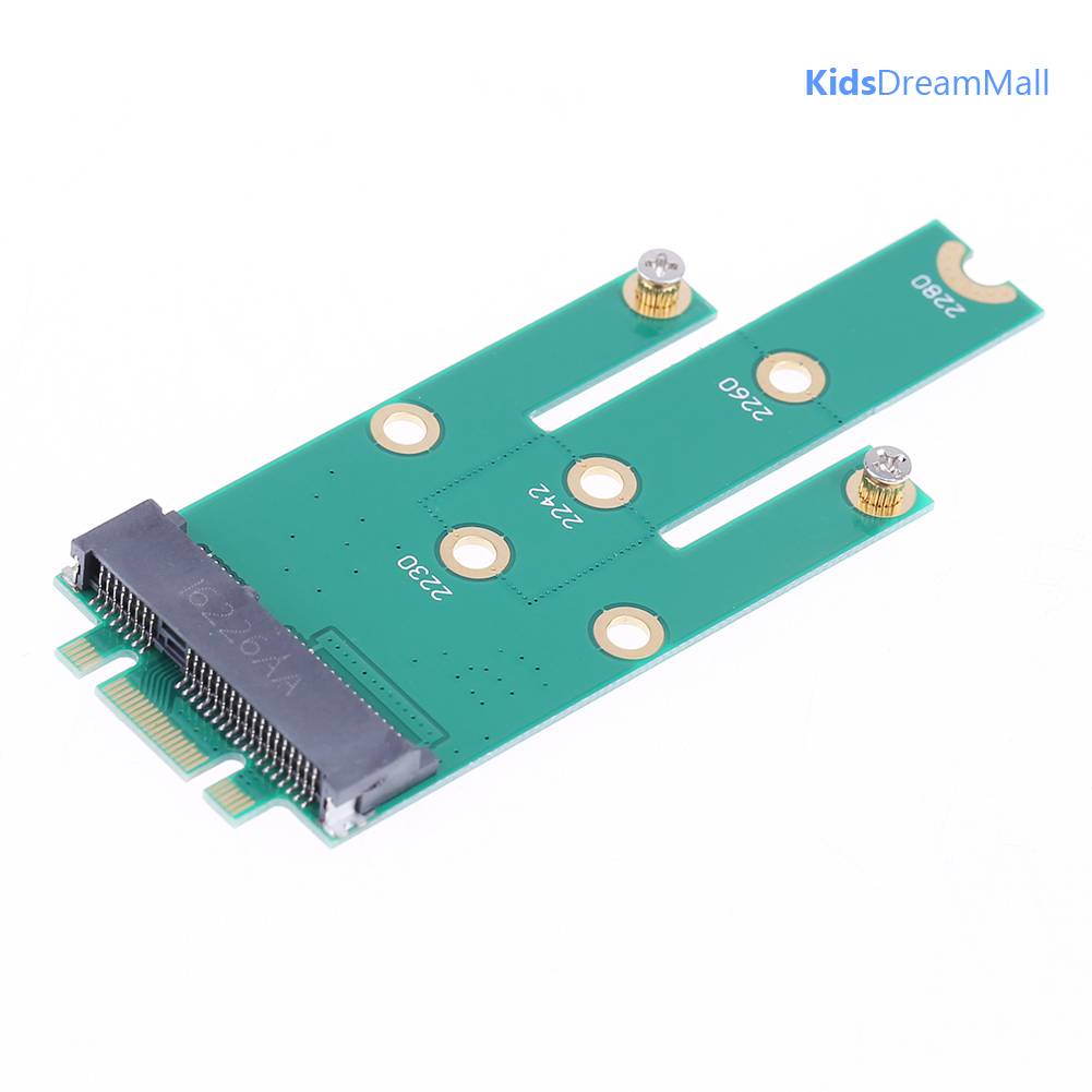 Thẻ Chuyển Đổi NGFF M.2 B + M Key Sang mSATA Mini PCI-E SATA 3.0 SSD