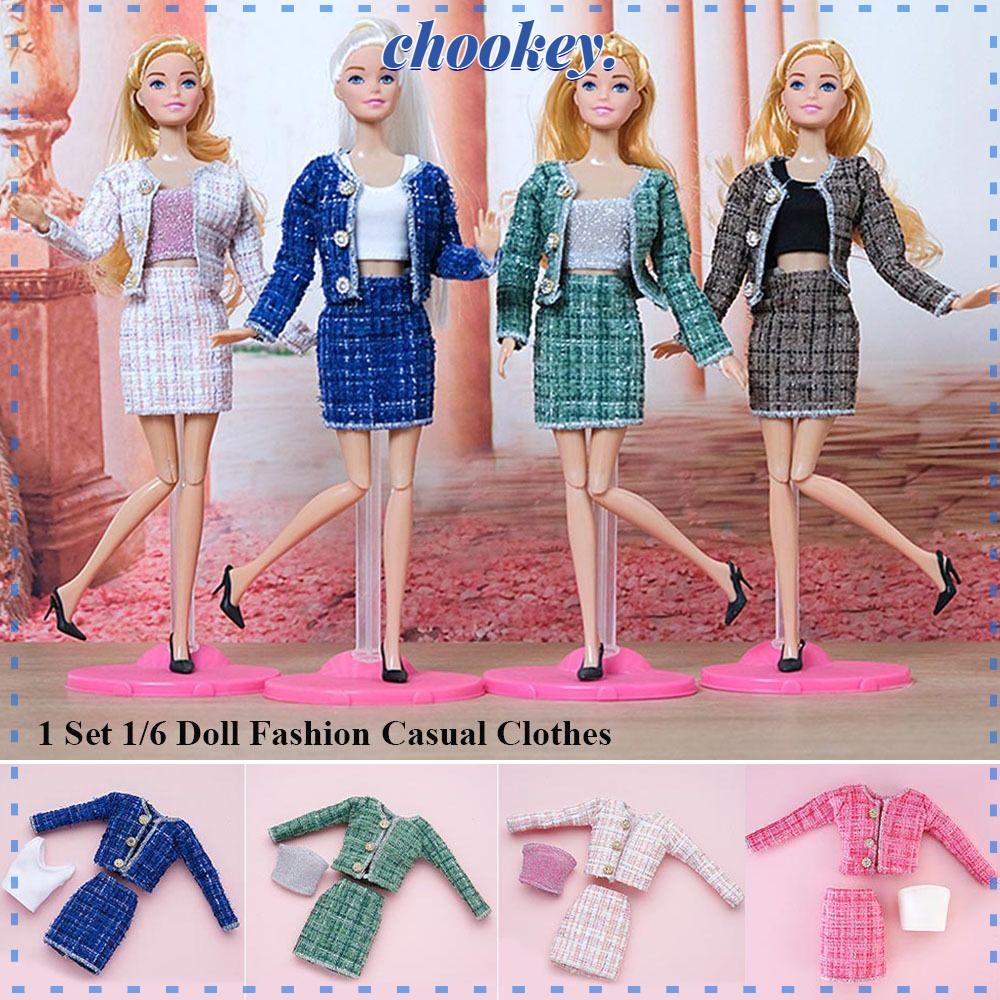 CHOOKEY 1 Bộ Váy Thời Trang Cho Búp Bê Barbie