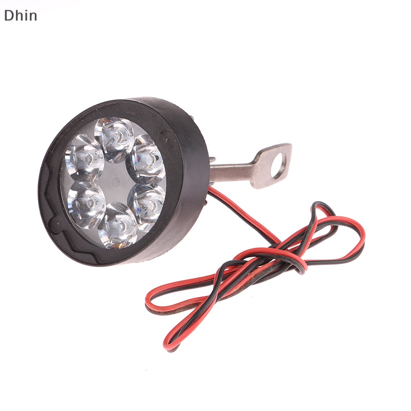 Đèn Pha 6 Led 12V Siêu Sáng Hình Oval Ánh Sáng Trắng Dành Cho Xe Mô Tô Explorers