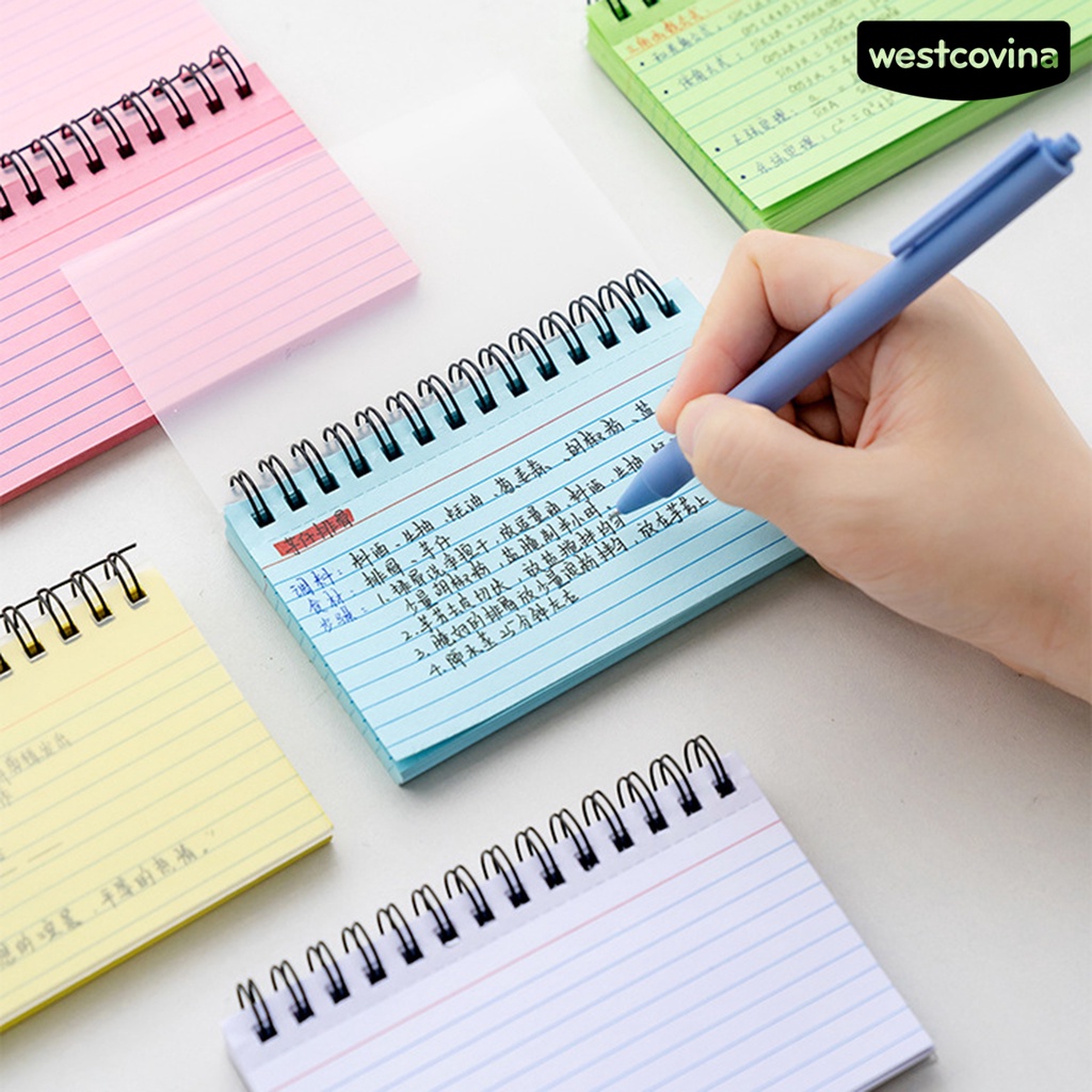 [WSTN] [WSTN]✎Sổ Ghi Chú Cuộn Tròn Dày Trơn Mịn Màu Sắc Kẹo Ngọt