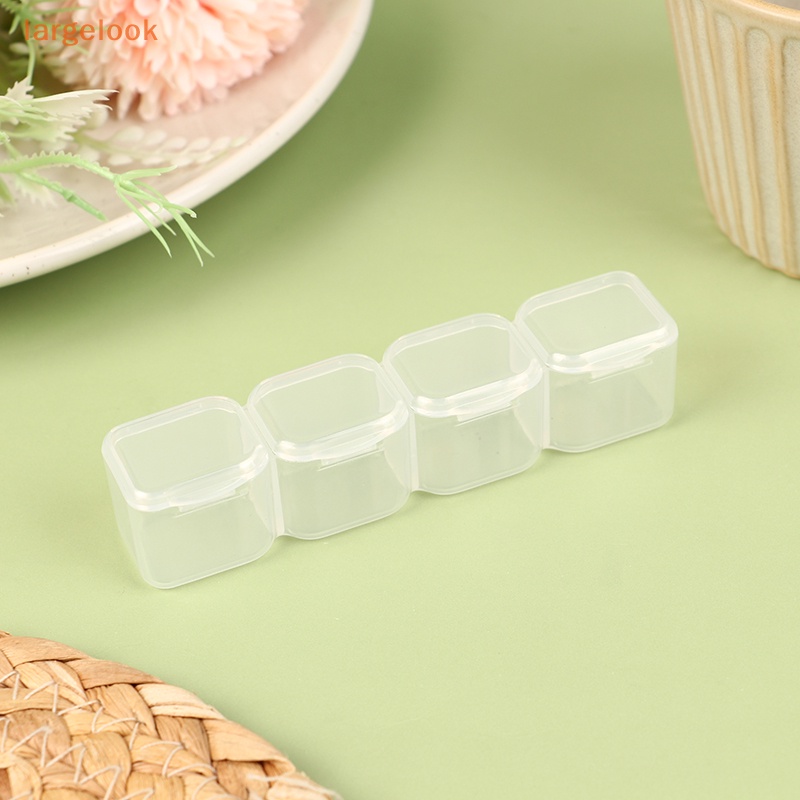 Hộp Đựng Thuốc Viên 4 Ngăn Trong Suốt Tiện Dụng