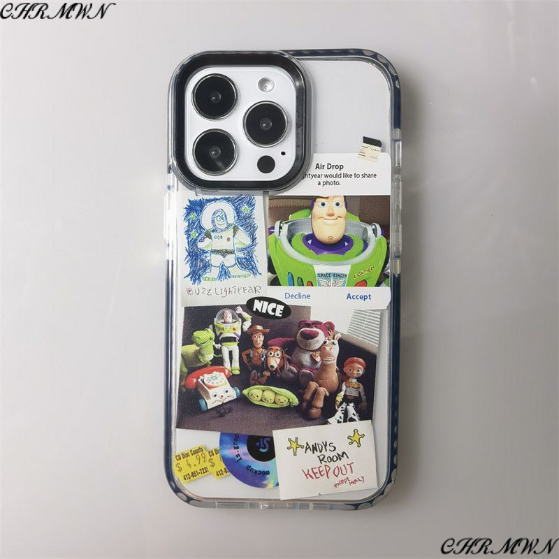 Ốp Điện Thoại Mềm Họa Tiết Hoạt Hình Sáng Tạo 13In Cho iPhone14promax 14pro