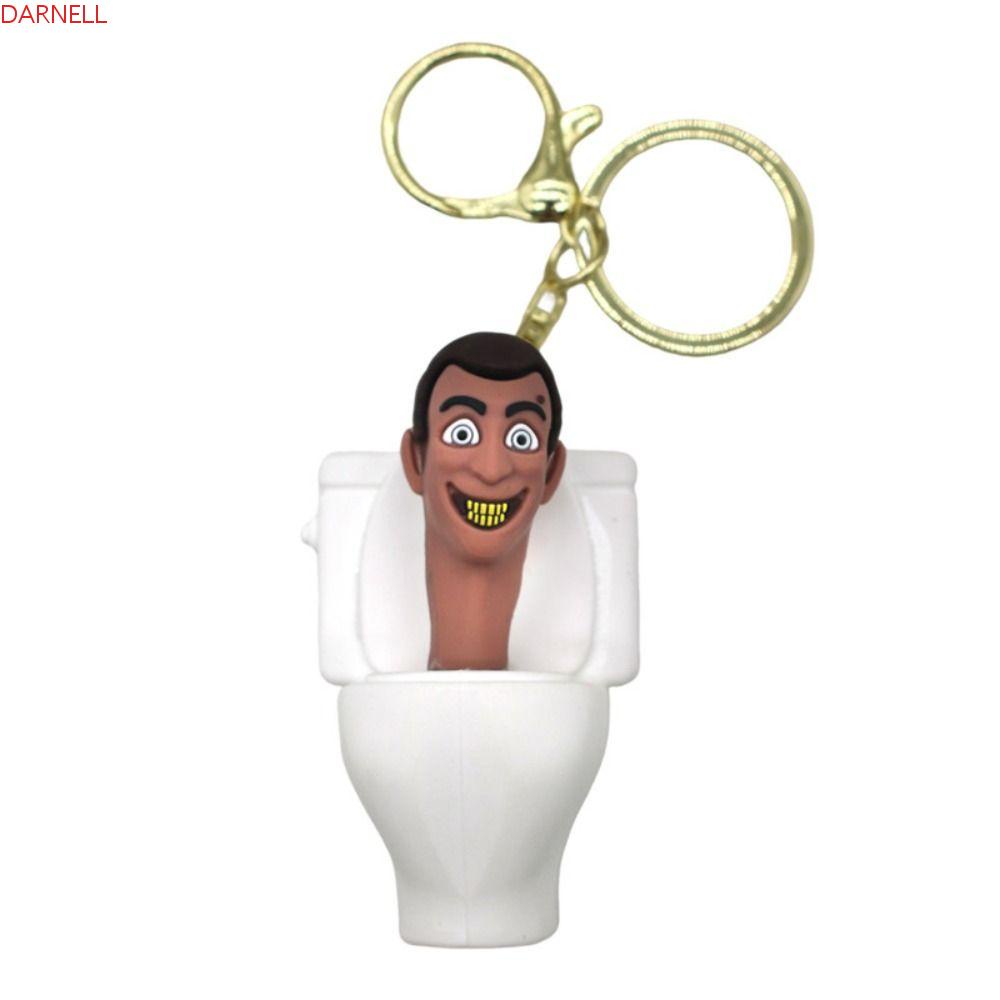 DARNELL Móc Khóa Hình Búp Bê Skibidi Bop Bop Hoạt Hình Cho Nam / Nữ