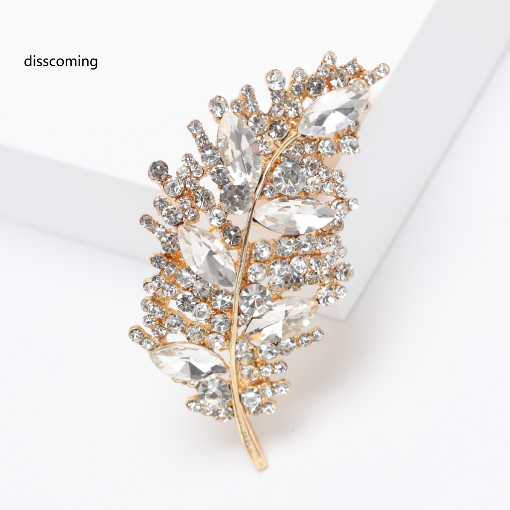 Áo Thun SL SL SL SL Thiết Kế Trẻ Trung Năng Động| Trâm Cài Áo Hình Chiếc Lá Đính Đá Thời Trang Cho Nữ