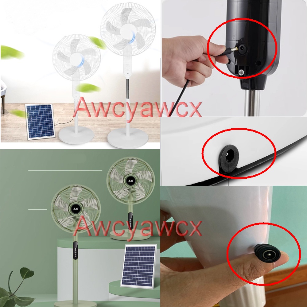 Dây Cáp Nối Dài Cho Quạt Điện Năng Lượng Mặt Trời 5.5mm x 2.1mm 1M 3M 5M 10M 5V 9V 12V