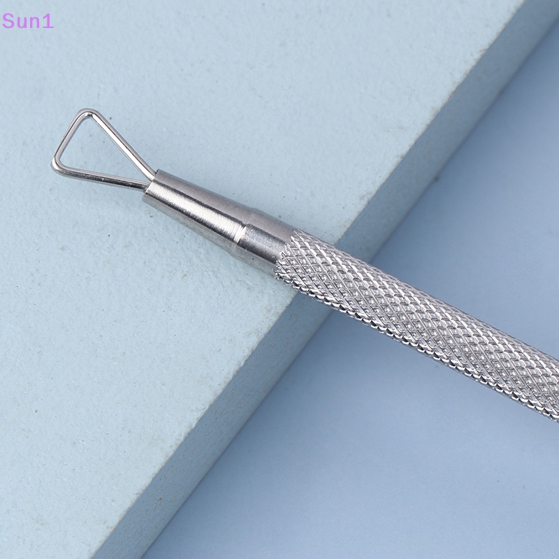 Set 1 Dụng Cụ Tẩy Tế Bào Chết Cho Móng Tay Bằng Thép Không Gỉ