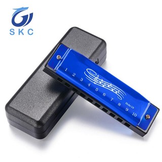 Kèn harmonica 10 lỗ kèm hộp đựng ốp